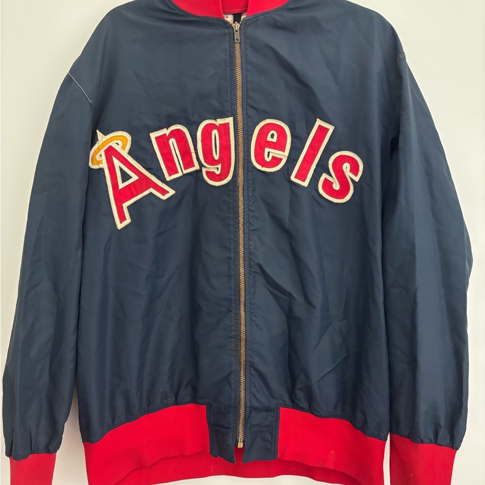 MLB Navy and Red Windbreaker Jacket